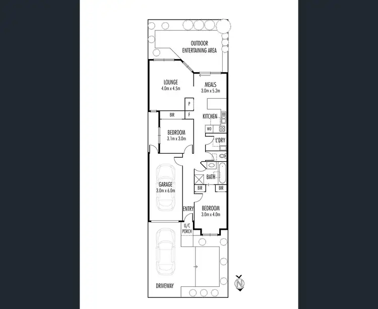 Floorplan of Homely unit listing, 6/119 Anderson Road, Fawkner VIC 3060