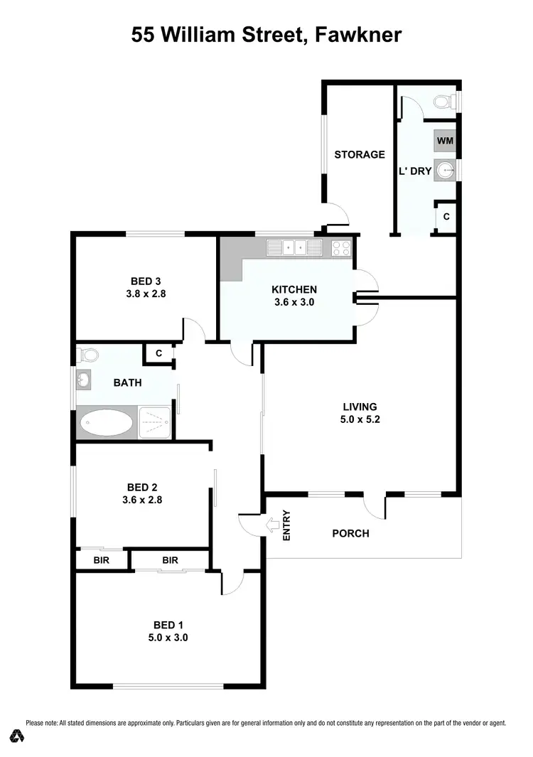 Floorplan of Homely house listing, 55 William Street, Fawkner VIC 3060