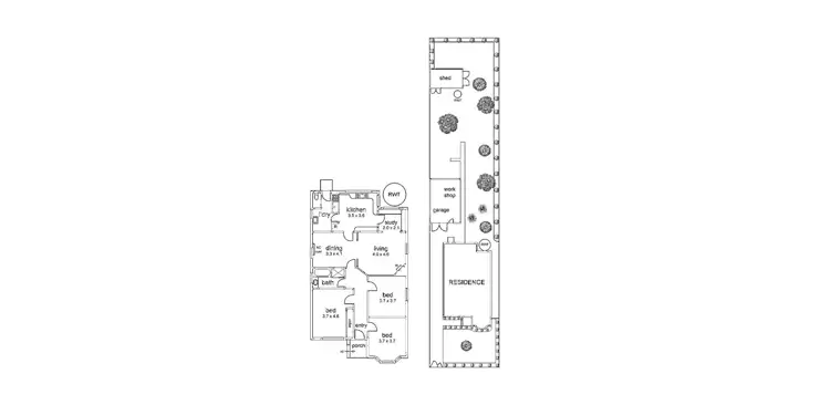 Floorplan of Homely house listing, 41 Service Street, Coburg VIC 3058