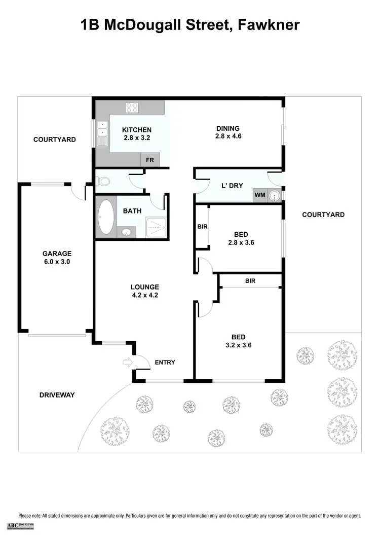 Floorplan of Homely unit listing, 1B McDougall Street, Fawkner VIC 3060