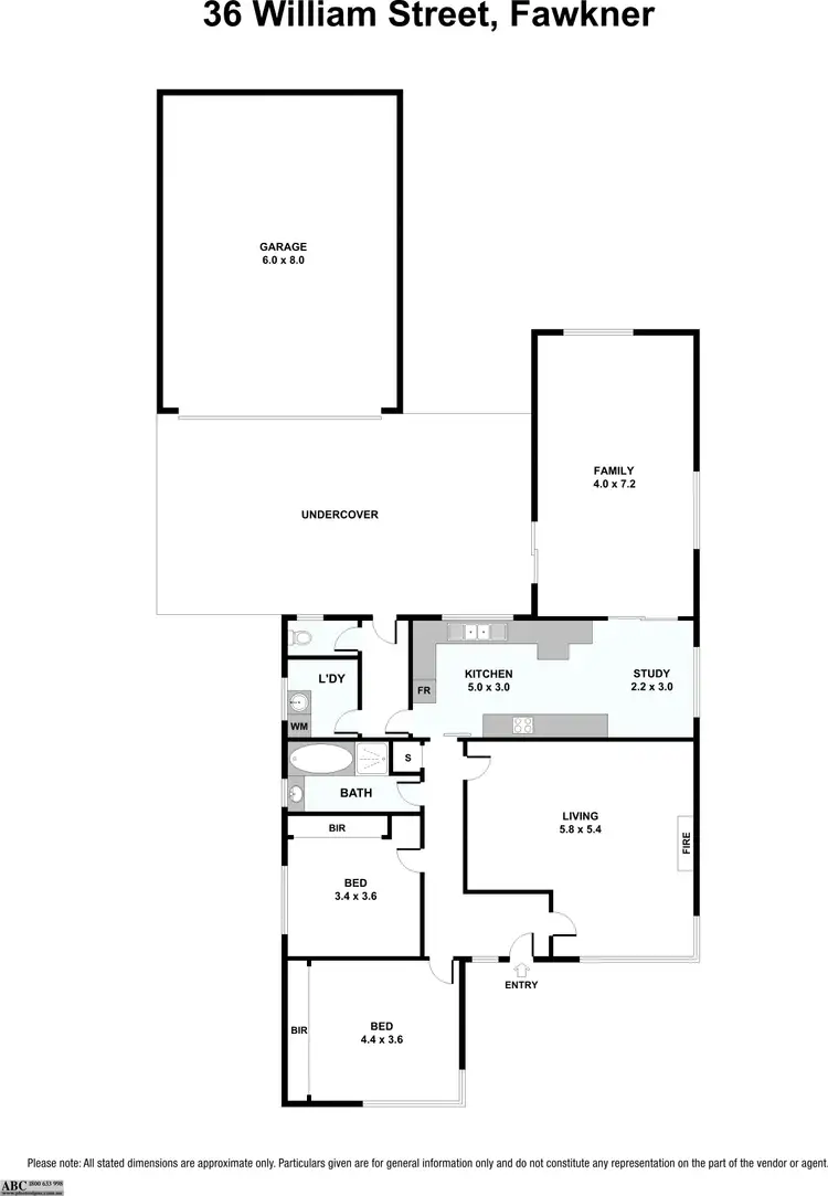 Floorplan of Homely house listing, 36 William Street, Fawkner VIC 3060