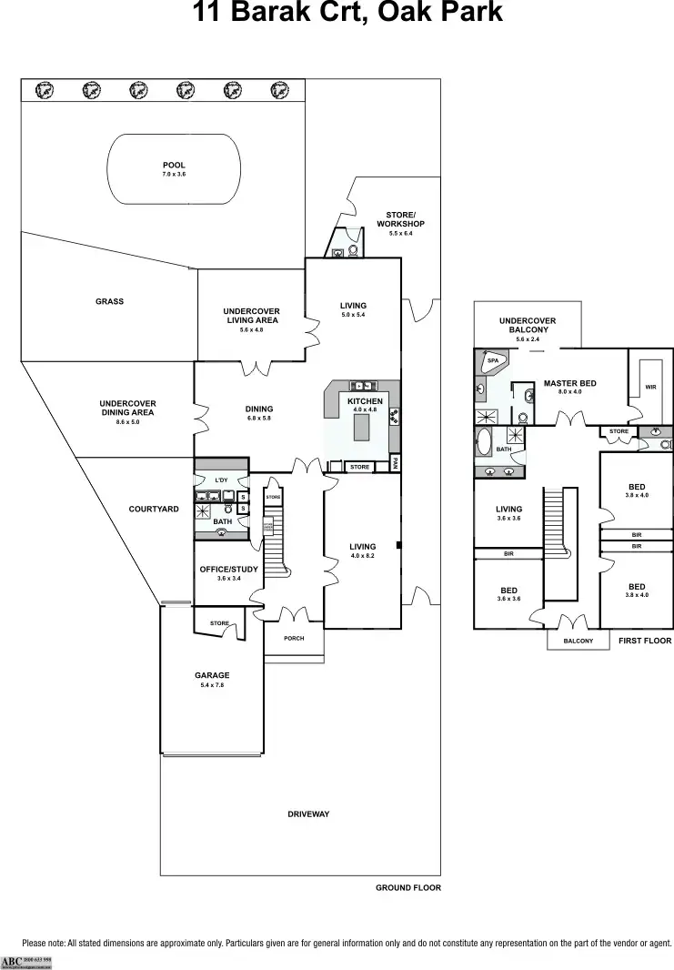 Floorplan of Homely house listing, 11 Barak Court, Oak Park VIC 3046