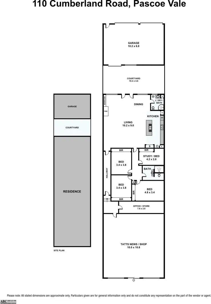 Floorplan of Homely other listing, 110 Cumberland Road, Pascoe Vale VIC 3044