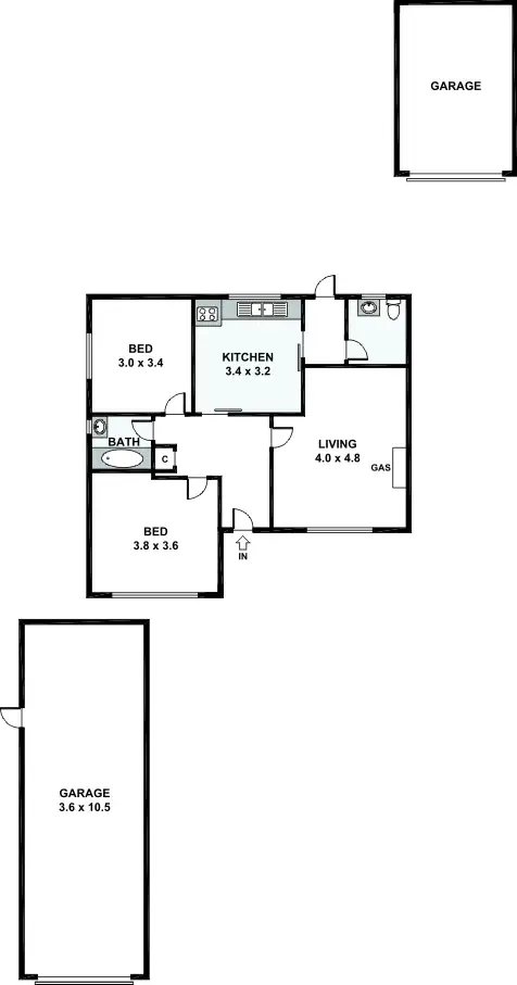 Floorplan of Homely house listing, 11 Welch Street, Fawkner VIC 3060