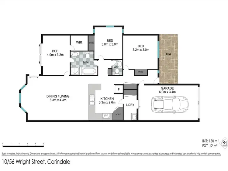 Floorplan of Homely villa listing, 10/56 Wright Street, Carindale QLD 4152