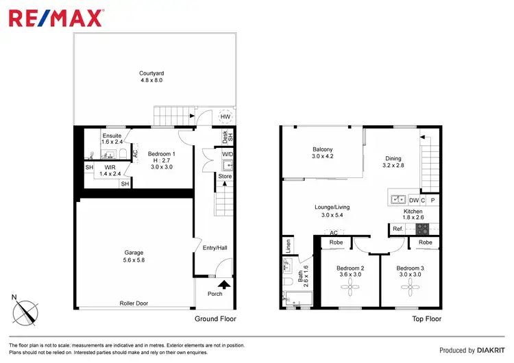Floorplan of Homely townhouse listing, 8/30 Rutland Street, Coorparoo QLD 4151