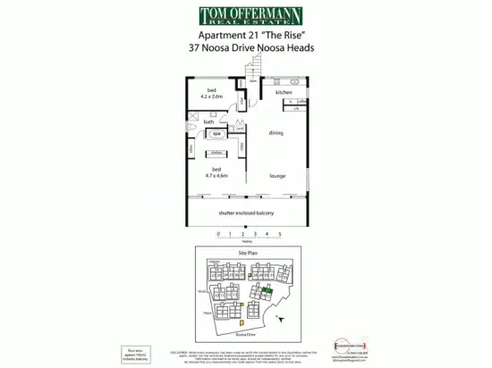 Floorplan of Homely apartment listing, 21/37 Noosa Drive, Noosa Heads QLD 4567