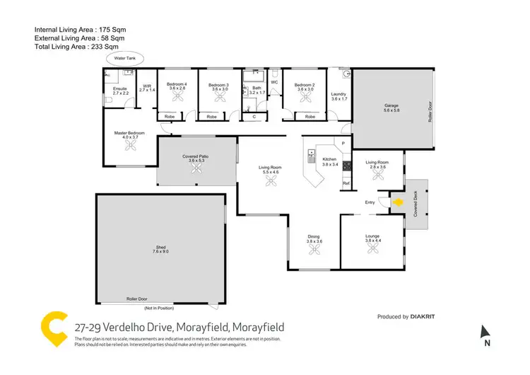 Floorplan of Homely house listing, 27-29 Verdelho Drive, Morayfield QLD 4506