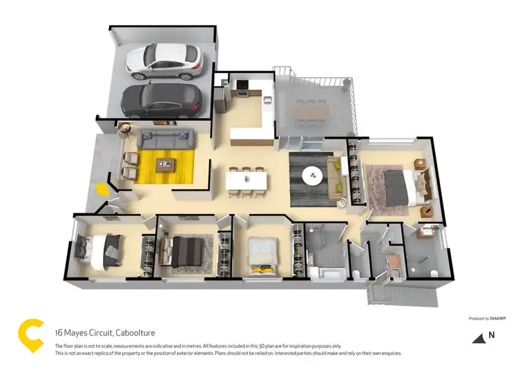 Floorplan of Homely house listing, 16 Mayes Circuit, Caboolture QLD 4510