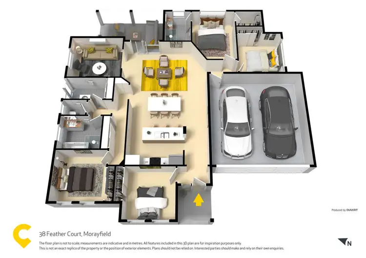 Floorplan of Homely house listing, 38 Feather Court, Morayfield QLD 4506