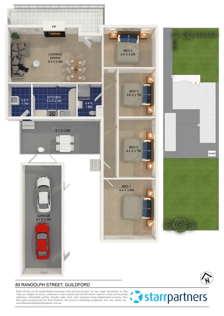 Floorplan of Homely house listing, 60 Randolph Street, Guildford NSW 2161