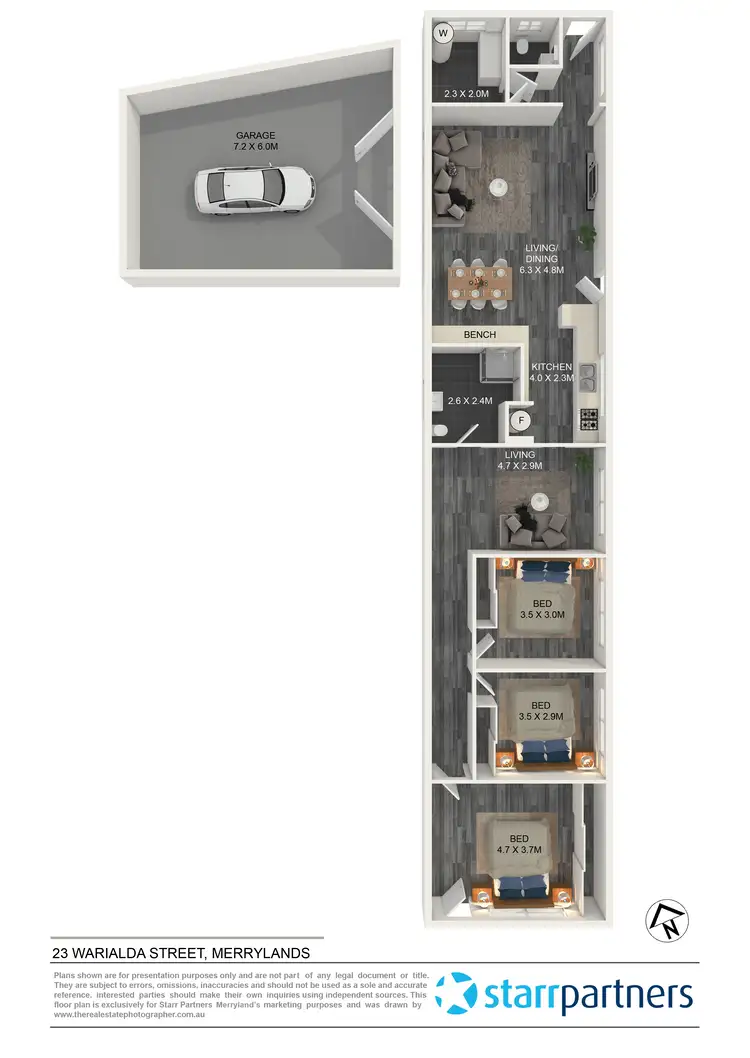 Floorplan of Homely house listing, 23 Warialda Street, Merrylands NSW 2160