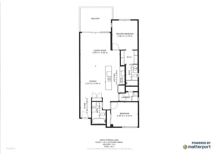 Floorplan of Homely apartment listing, 12/510 Christine Avenue, Robina QLD 4226