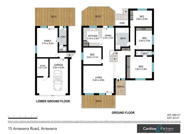 Floorplan of Homely house listing, 15 Arrawarra Road, Arrawarra Headland NSW 2456