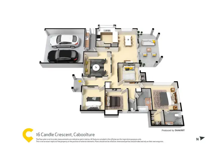 Floorplan of Homely house listing, 16 Candle Crescent, Caboolture QLD 4510
