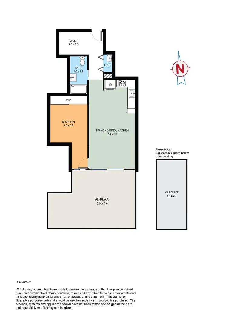 Floorplan of Homely apartment listing, 11/11-21 Woniora Ave, Wahroonga NSW 2076