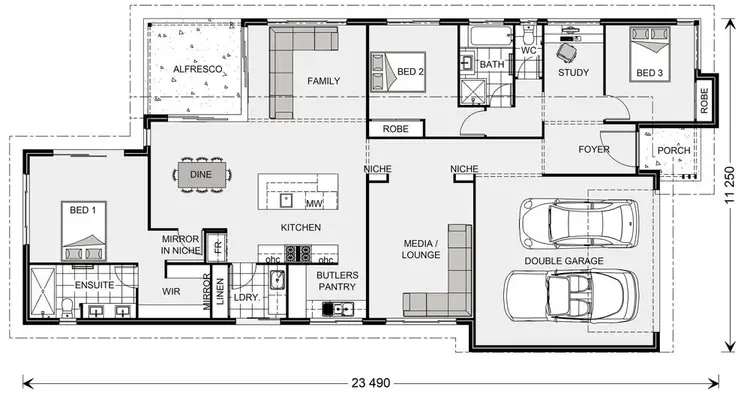 Floorplan of Homely house listing, 3 Lychee Place, Palmview QLD 4553