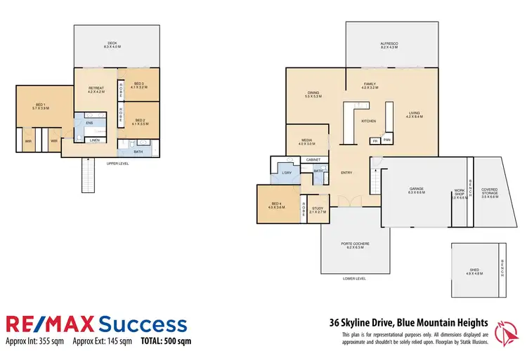 Floorplan of Homely house listing, 36 Skyline Drive, Blue Mountain Heights QLD 4350