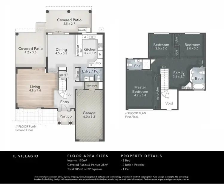 Floorplan of Homely townhouse listing, 3/24 Radan Street, Sunnybank Hills QLD 4109