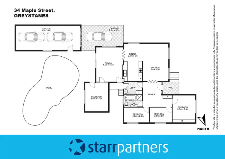 Floorplan of Homely house listing, 34 Maple Street, Greystanes NSW 2145