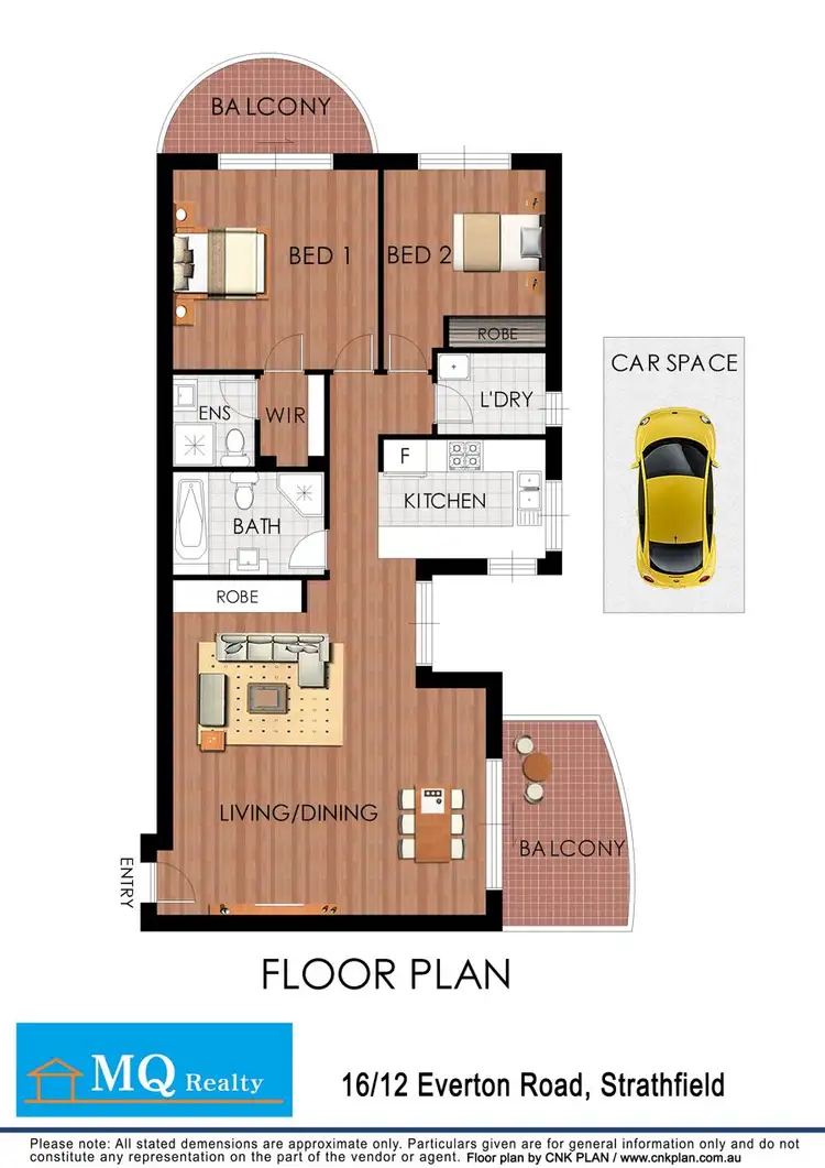 Floorplan of Homely unit listing, 16/12 Everton Rd, Strathfield NSW 2135