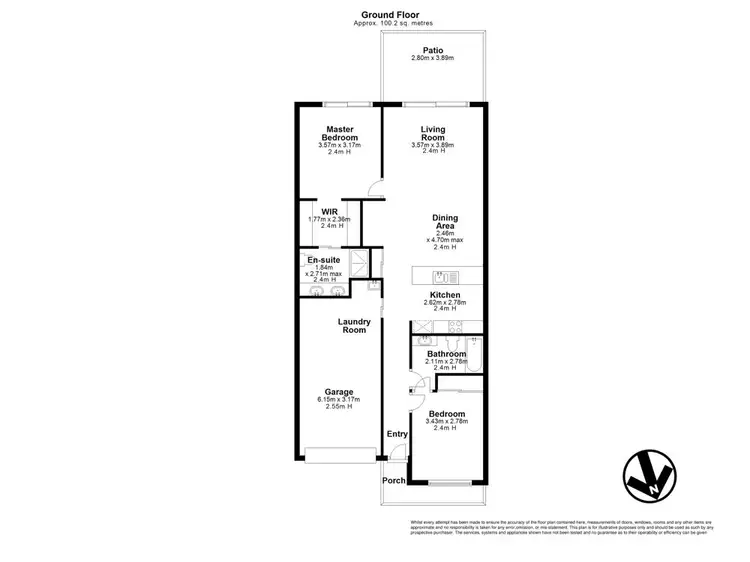 Floorplan of Homely villa listing, 49/258 Church Road, Taigum QLD 4018