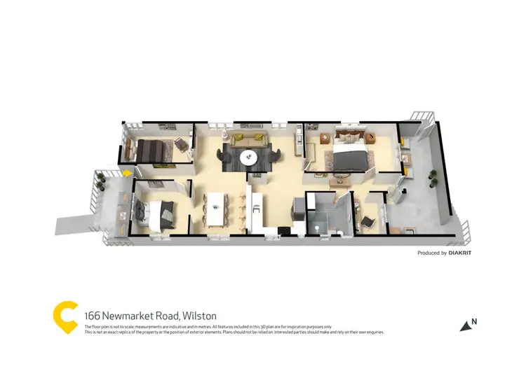 Floorplan of Homely house listing, 166 Newmarket Rd, Wilston QLD 4051
