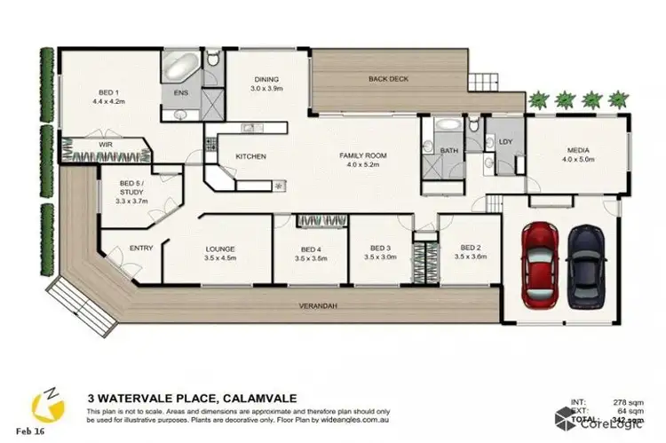 Floorplan of Homely house listing, 3 Watervale Place, Calamvale QLD 4116