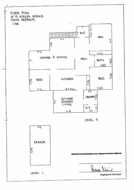 Floorplan of Homely house listing, 75 Azalea Avenue, Coffs Harbour NSW 2450