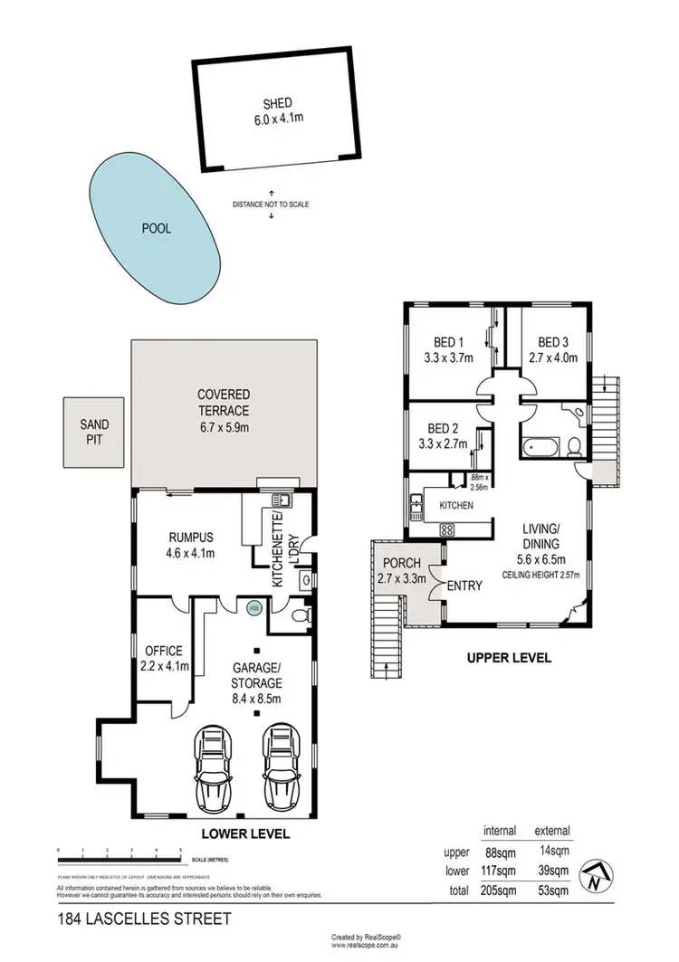 Floorplan of Homely house listing, 184 Lascelles Street, Brighton QLD 4017