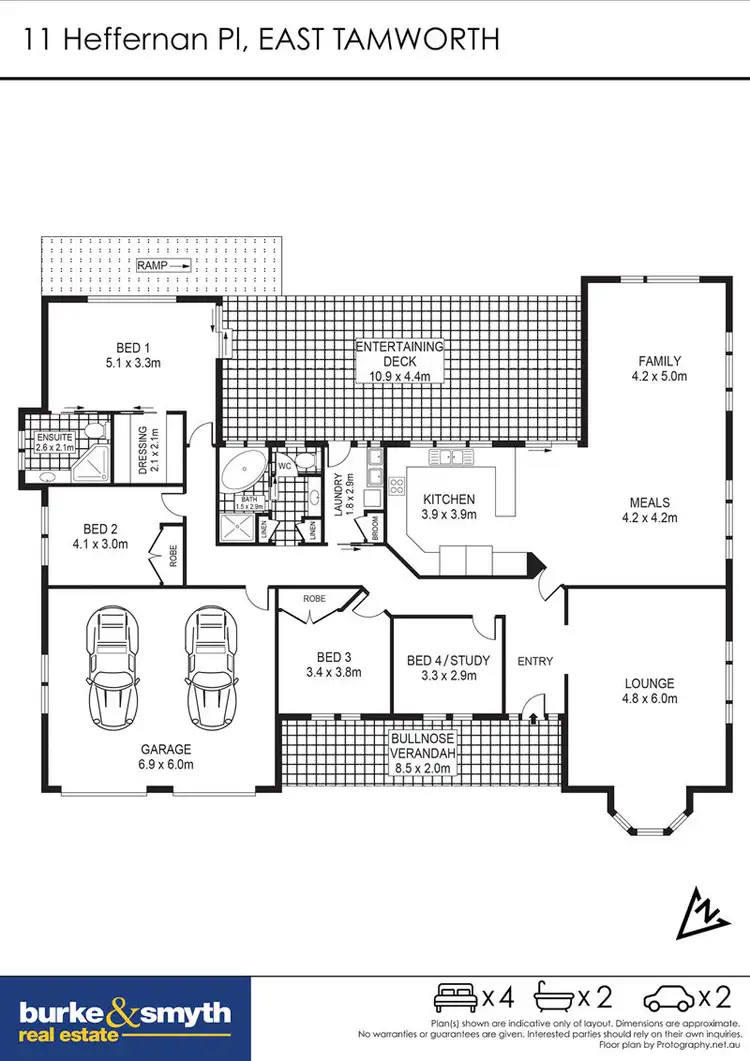 Floorplan of Homely house listing, 11 Heffernan Terrace, Tamworth NSW 2340