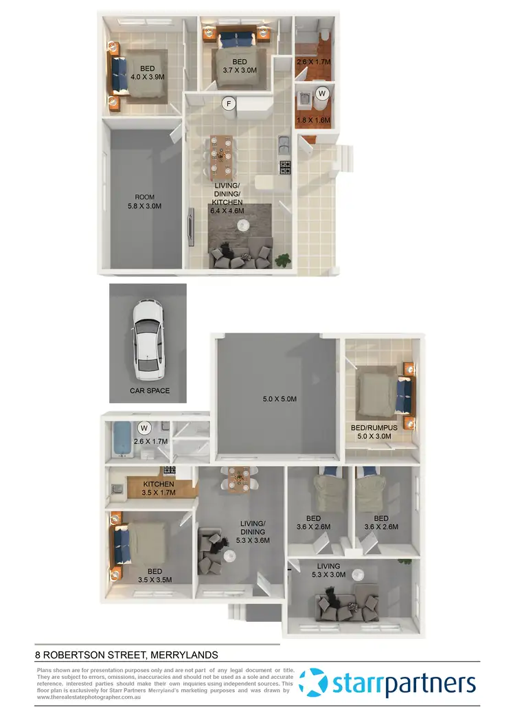 Floorplan of Homely house listing, 8 Robertson Street, Merrylands NSW 2160