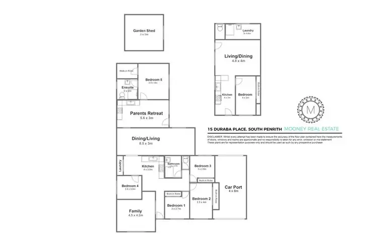 Floorplan of Homely house listing, 15 Duraba Place, South Penrith NSW 2750