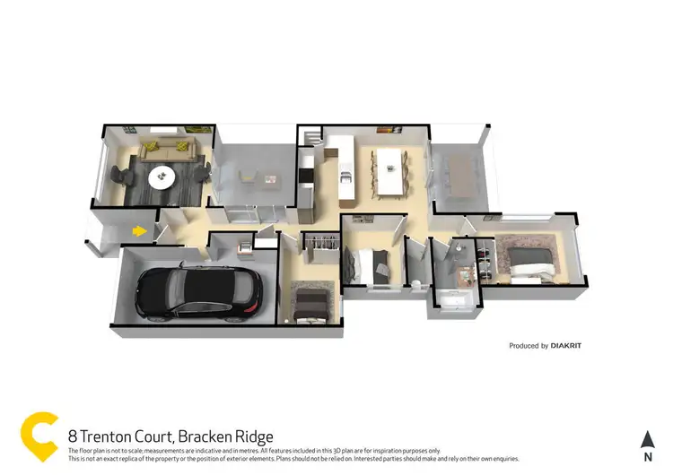 Floorplan of Homely house listing, 8 Trenton Court, Bracken Ridge QLD 4017