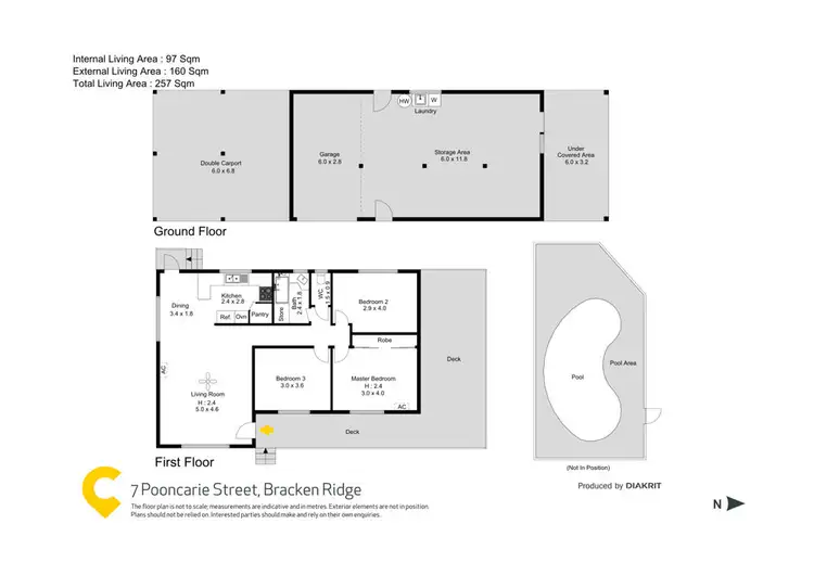 Floorplan of Homely house listing, 7 Pooncarie Street, Bracken Ridge QLD 4017
