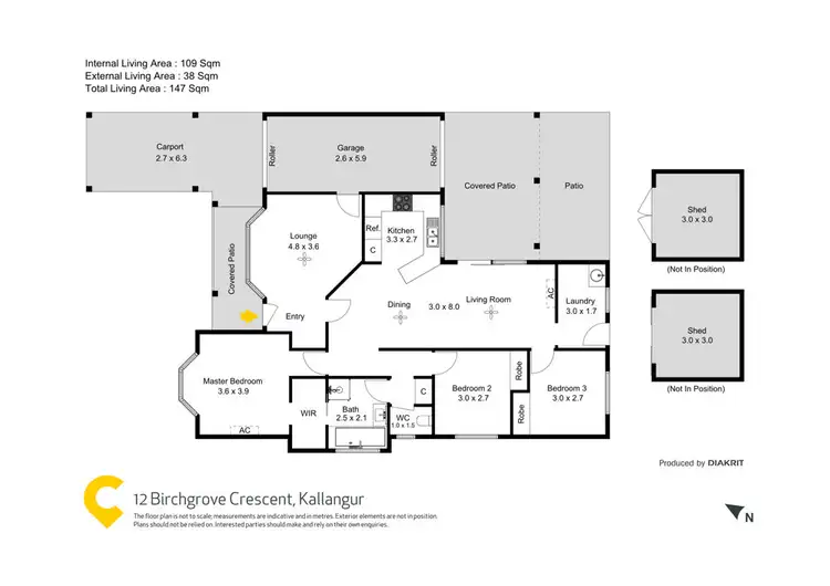 Floorplan of Homely house listing, 12 Birchgrove Crescent, Kallangur QLD 4503