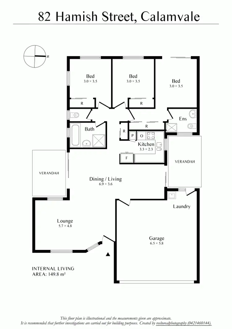 Floorplan of Homely house listing, 82 Hamish St, Calamvale QLD 4116