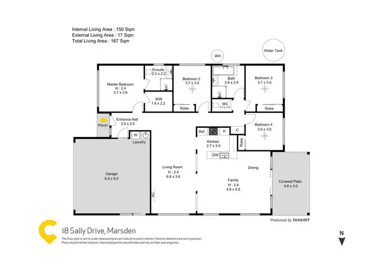 Floorplan of Homely house listing, 18 Sally Drive, Marsden QLD 4132