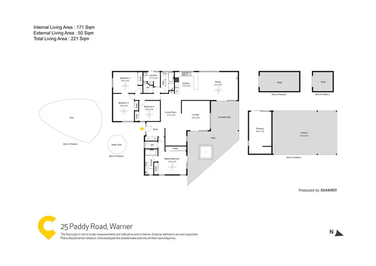 Floorplan of Homely house listing, 25 Paddy Road, Warner QLD 4500