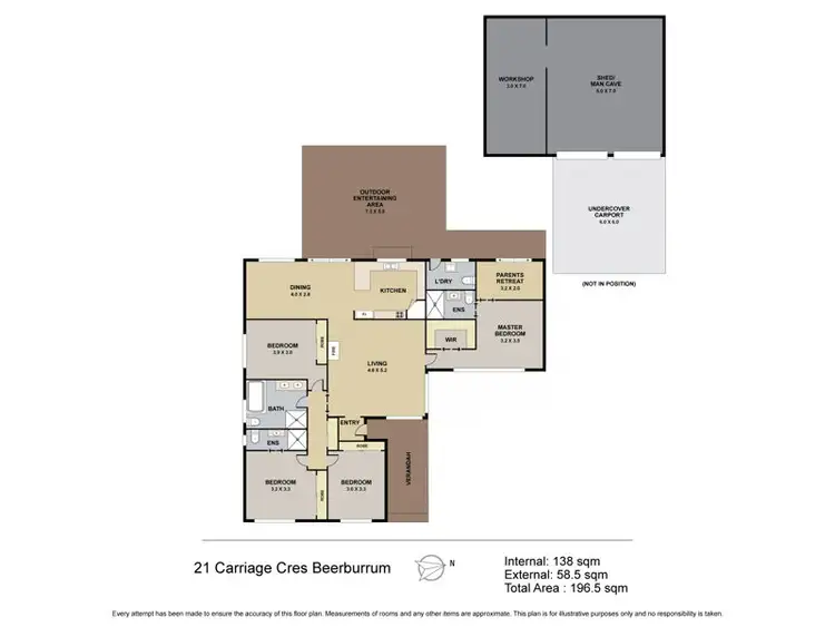 Floorplan of Homely house listing, 21 Carriage Crescent, Beerburrum QLD 4517