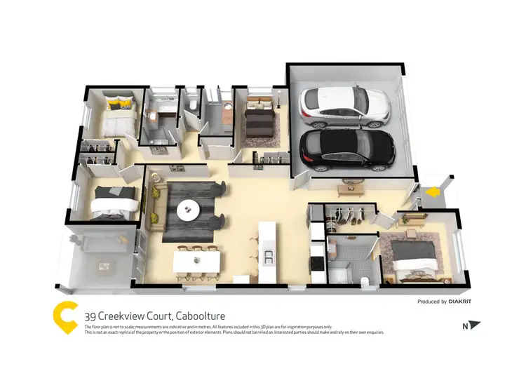 Floorplan of Homely house listing, 39 Creekview Court, Caboolture QLD 4510