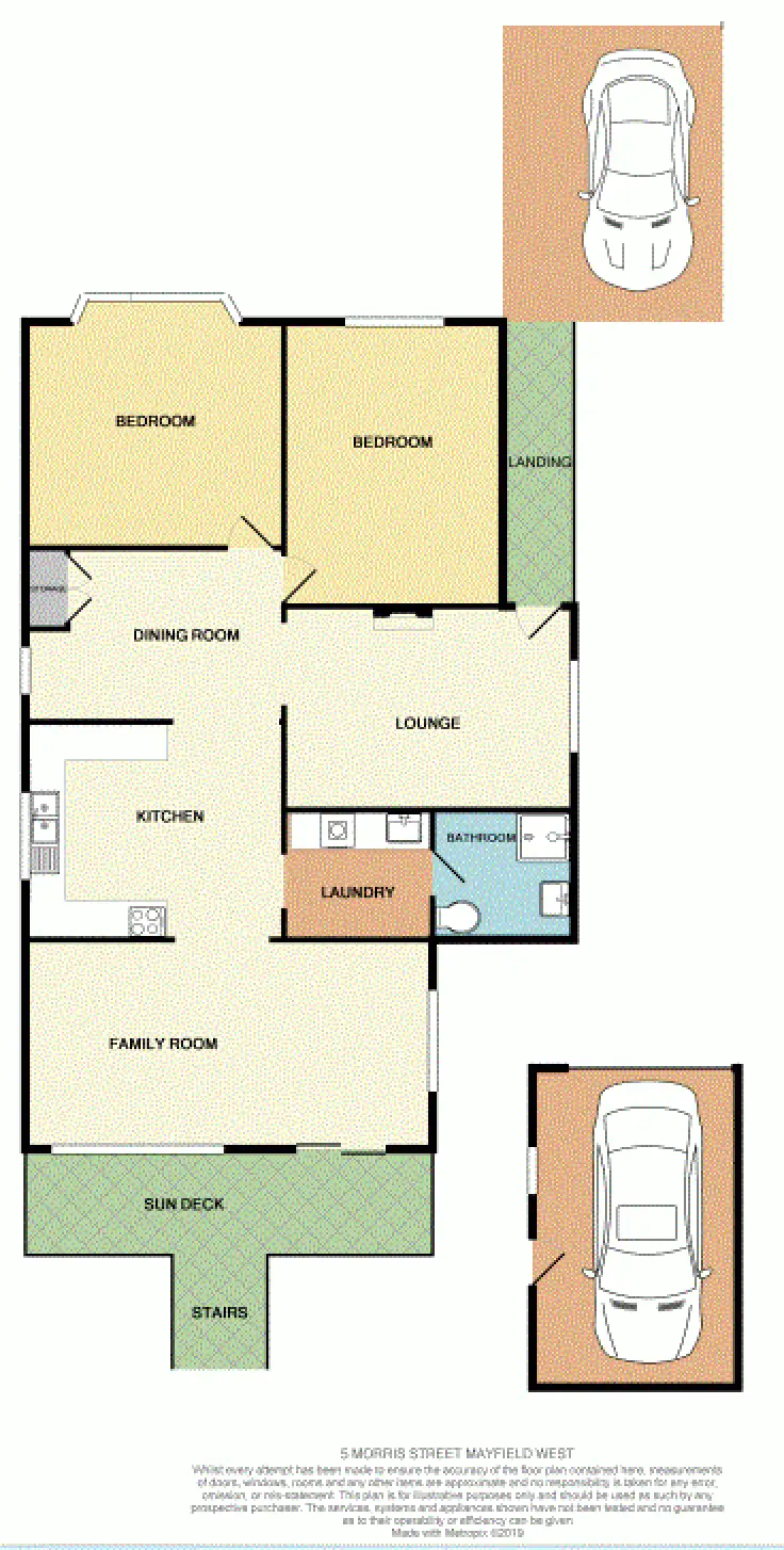 Floorplan of Homely house listing, 5 Morris Street, Mayfield NSW 2304