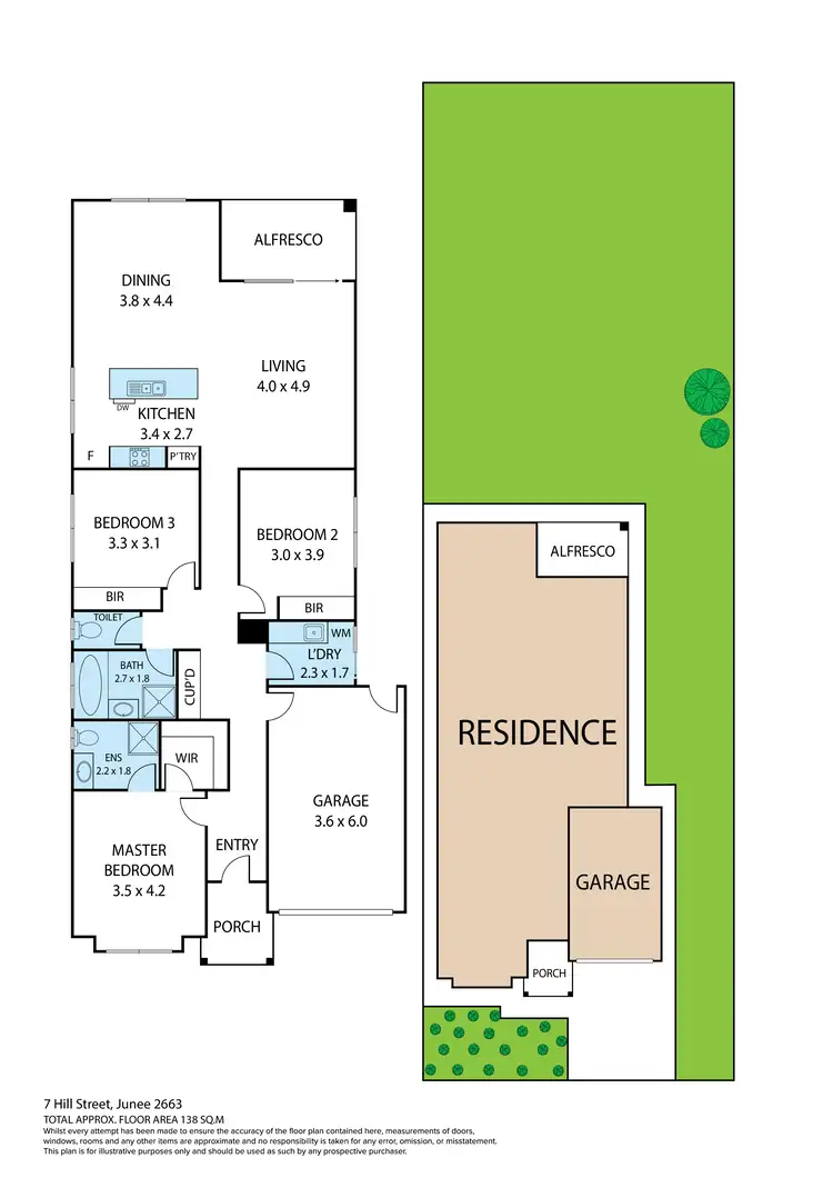 Floorplan of Homely house listing, 7 Hill St, Junee NSW 2663
