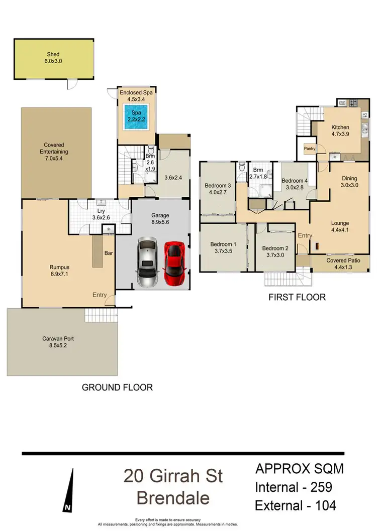 Floorplan of Homely house listing, 20 Girrah St, Brendale QLD 4500