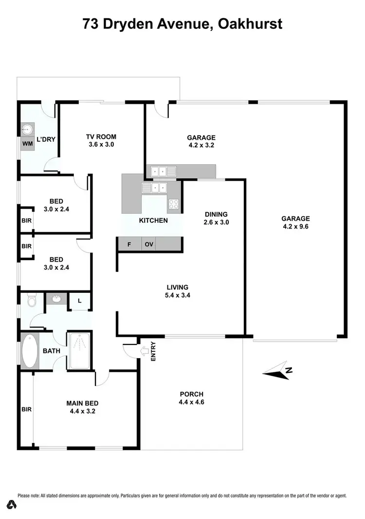 Floorplan of Homely house listing, 73 Dryden Avenue, Oakhurst NSW 2761