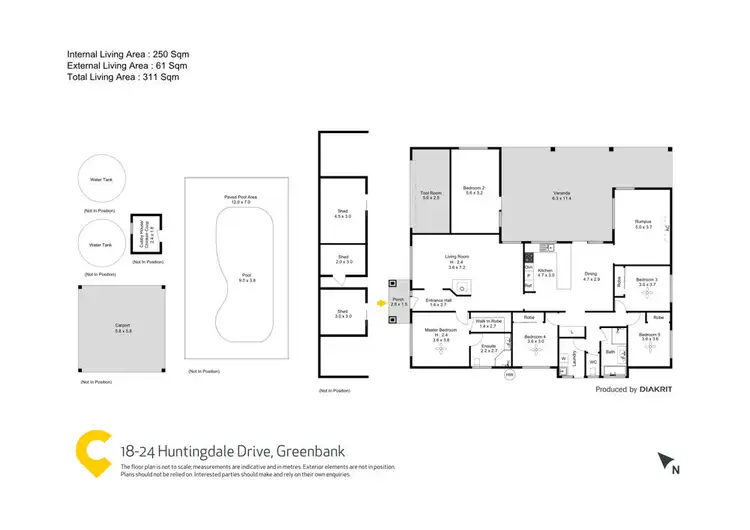 Floorplan of Homely house listing, 18-24 Huntingdale Drive, Greenbank QLD 4124