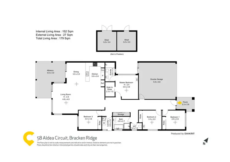 Floorplan of Homely house listing, 58 Aldea Circuit, Bracken Ridge QLD 4017