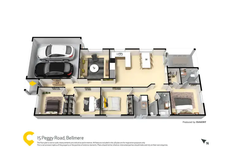 Floorplan of Homely house listing, 15 Peggy Rd, Bellmere QLD 4510