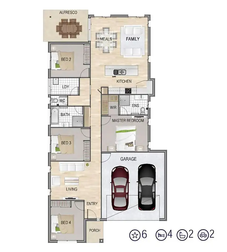 Floorplan of Homely house listing, 20 Opossum Circuit, Springfield Lakes QLD 4300