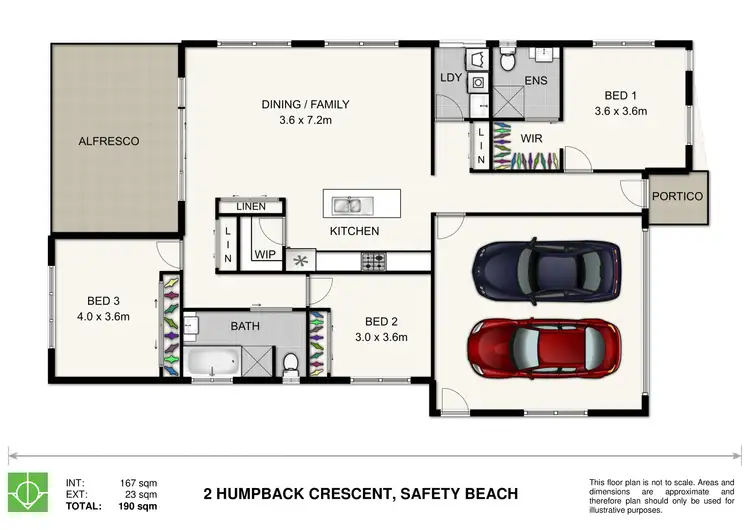 Floorplan of Homely house listing, 2 Humpback Crescent, Safety Beach NSW 2456